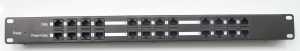 Passive PoE Rack Mount Injector/Shielded Panel, 12 PoE ports (POE-INJ-12-RM)